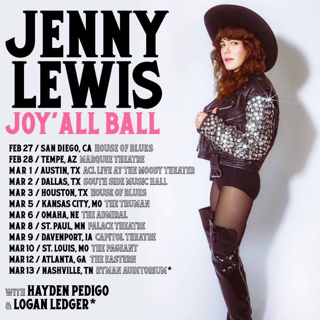 Jenny Lewis Announces Winter 2024 Joy’all Ball Tour Dates