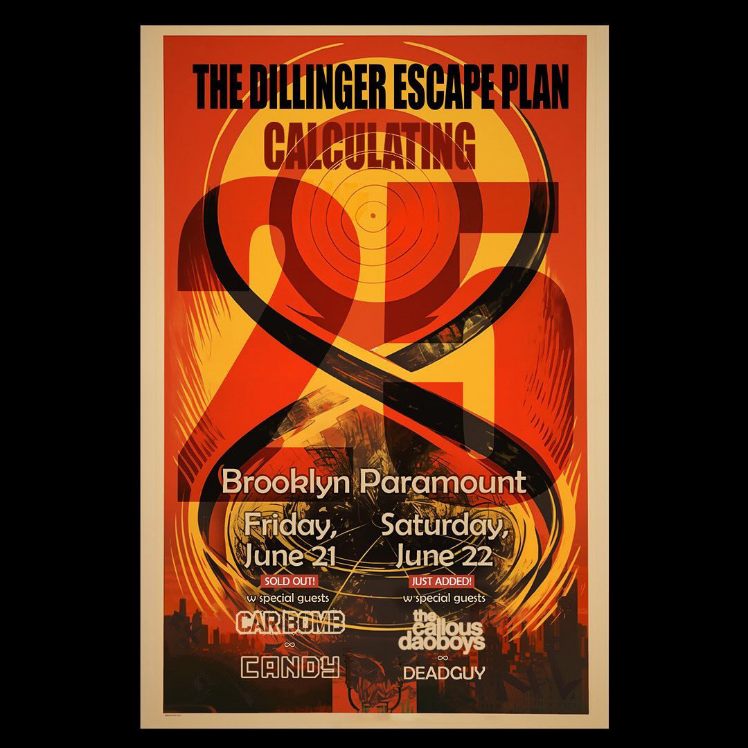 The Dillinger Escape Plan add 2nd reunion show with Deadguy & Callous Daoboys (BV presale)
