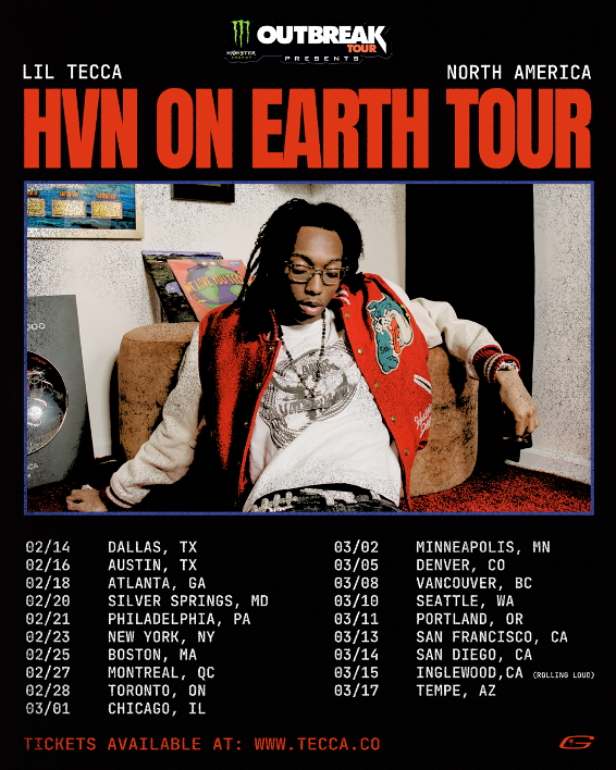 Tour post: Lil Tecca, Stephen Wilson Jr, OSEES, Matthew Sweet, more