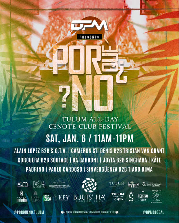 Red-Hot “¿POR QUÉ NO?” Event Series to Debut in Tulum at Breathtaking Cenote Club
