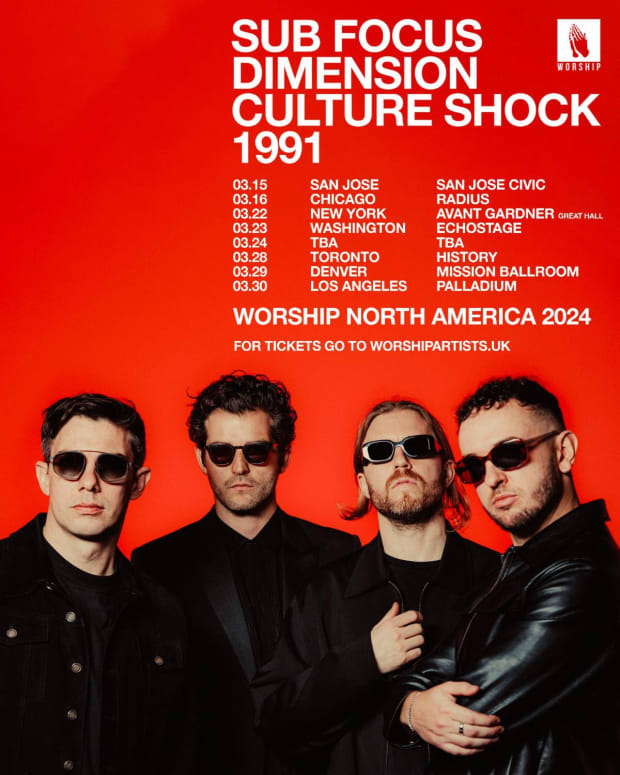 Culture Shock, Dimension, Sub Focus and 1991 to Bring WORSHIP to North America in 2024