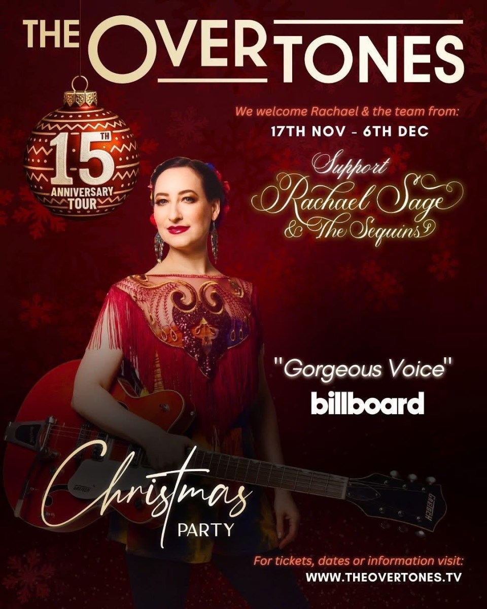 Rachael Sage Brings Heart and Harmony to The Overtones’ Christmas Party Tour