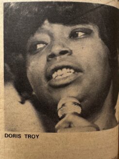 Doris Troy’s British 1960s tours
